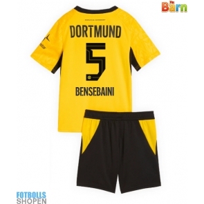 Billiga Borussia Dortmund Ramy Bensebaini #5 Hemmatröja Barn 2026-27 Kortärmad (+ Korta byxor)